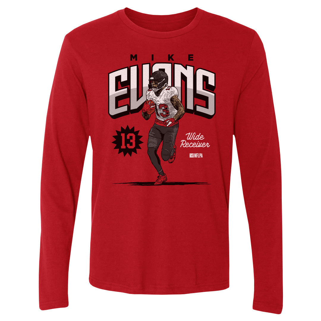 Mike Evans Men's Long Sleeve T-Shirt | 500 LEVEL
