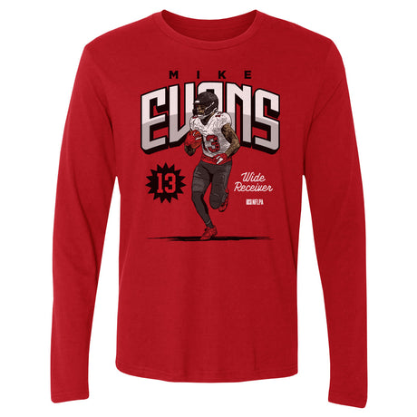 Mike Evans Men's Long Sleeve T-Shirt | 500 LEVEL