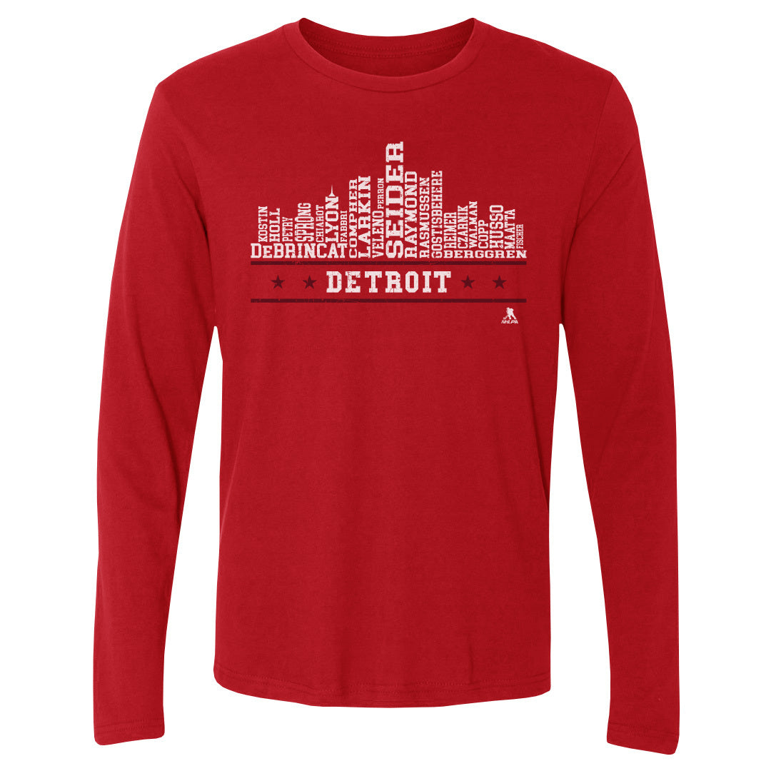 Detroit Men&#39;s Long Sleeve T-Shirt | 500 LEVEL