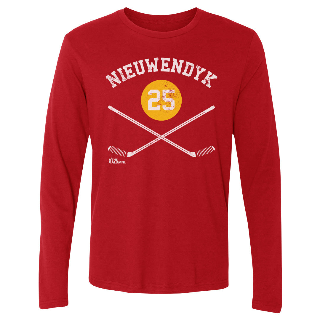 Joe Nieuwendyk Men&#39;s Long Sleeve T-Shirt | 500 LEVEL