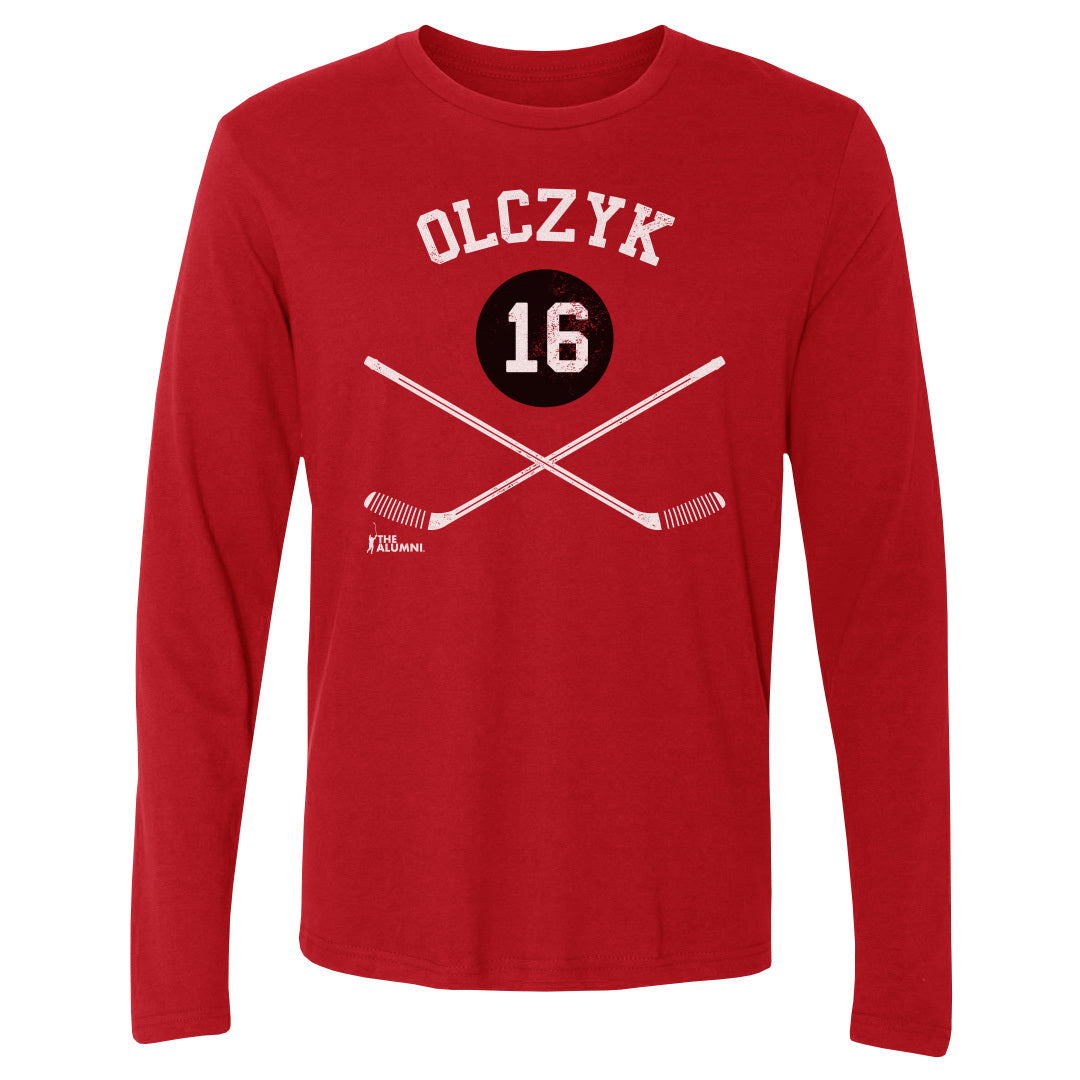Eddie Olczyk Men's Long Sleeve T-Shirt | 500 LEVEL