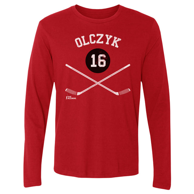 Eddie Olczyk Men's Long Sleeve T-Shirt | 500 LEVEL
