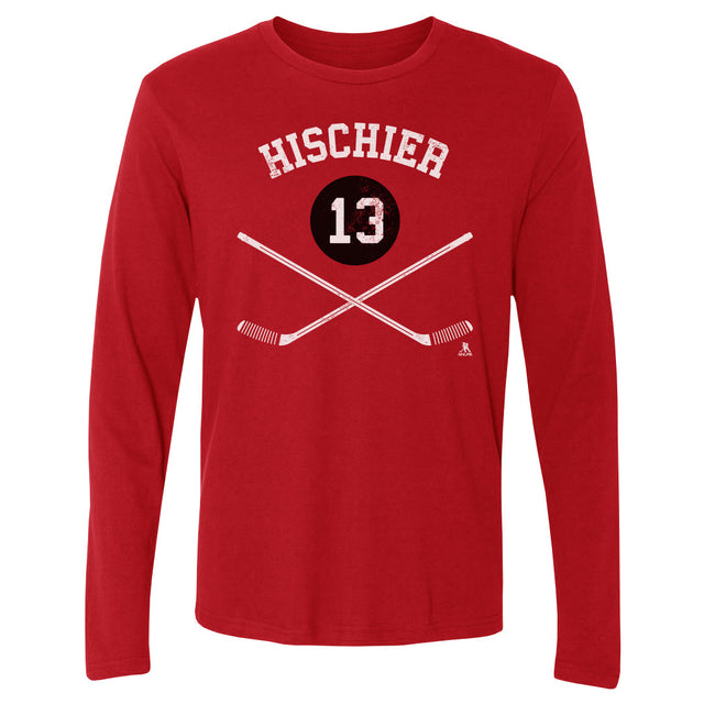 Nico Hischier Men's Long Sleeve T-Shirt | 500 LEVEL