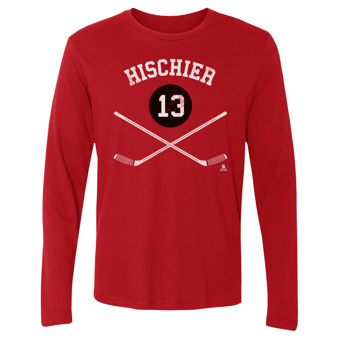 Nico Hischier Men&#39;s Long Sleeve T-Shirt | 500 LEVEL