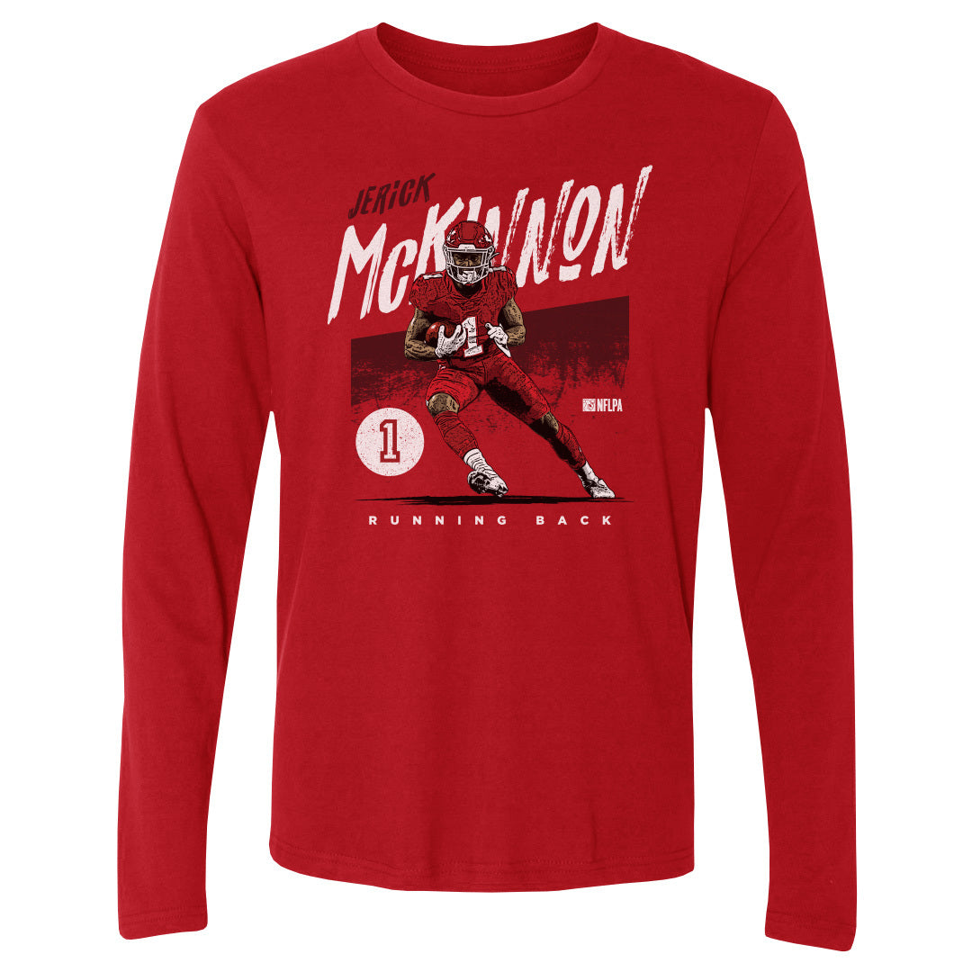 Jerick McKinnon Men&#39;s Long Sleeve T-Shirt | 500 LEVEL