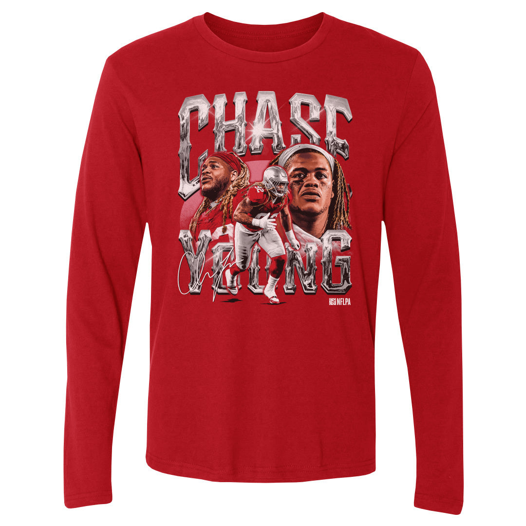 Chase Young Men&#39;s Long Sleeve T-Shirt | 500 LEVEL