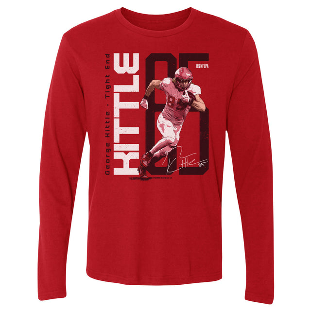 George Kittle Men's Long Sleeve T-Shirt | 500 LEVEL