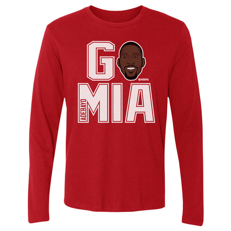 Bam Adebayo Men's Long Sleeve T-Shirt | 500 LEVEL