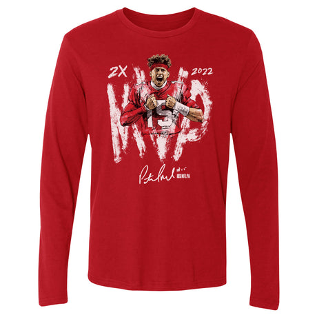 Patrick Mahomes Men's Long Sleeve T-Shirt | 500 LEVEL
