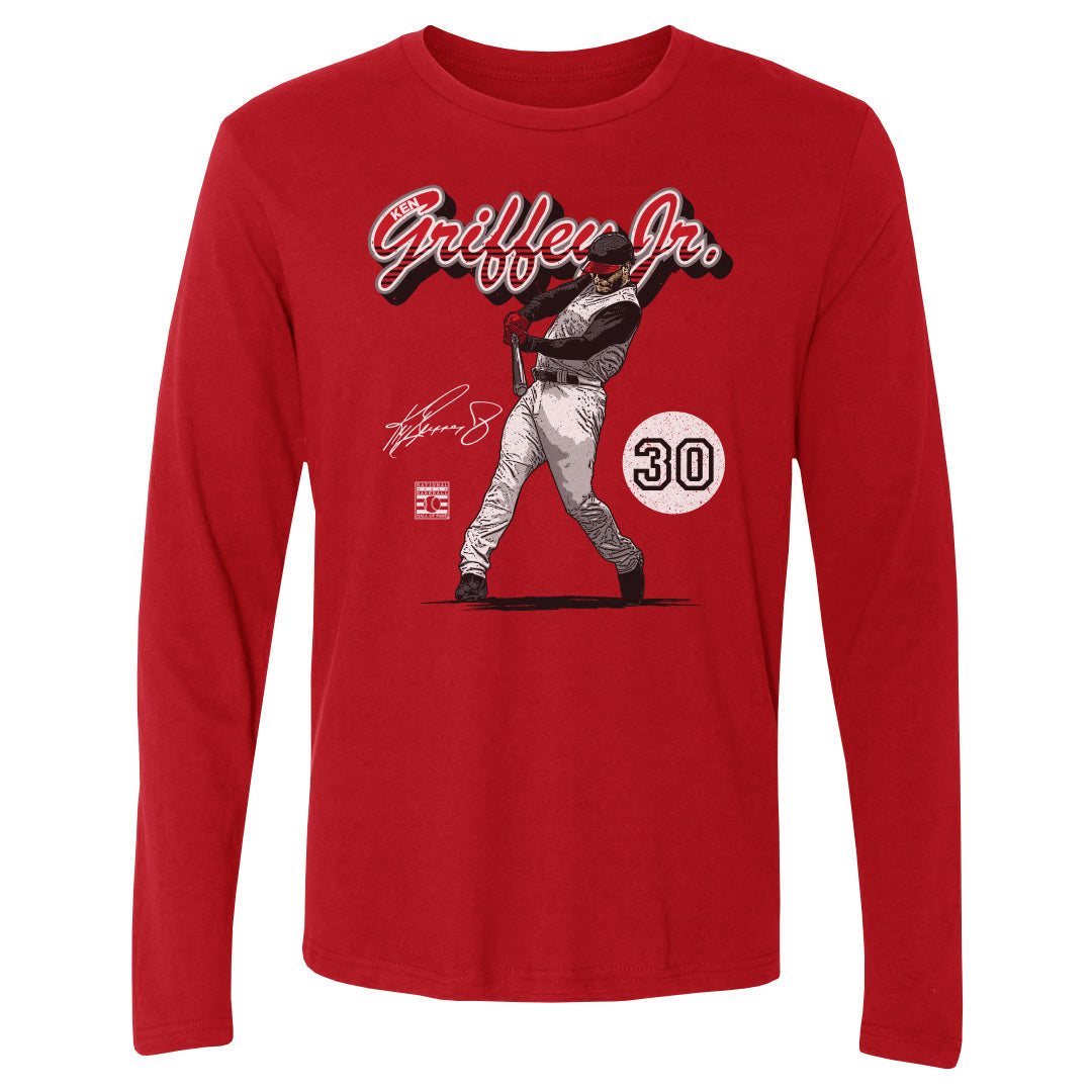 Ken Griffey Jr. Men's Long Sleeve T-Shirt | 500 LEVEL