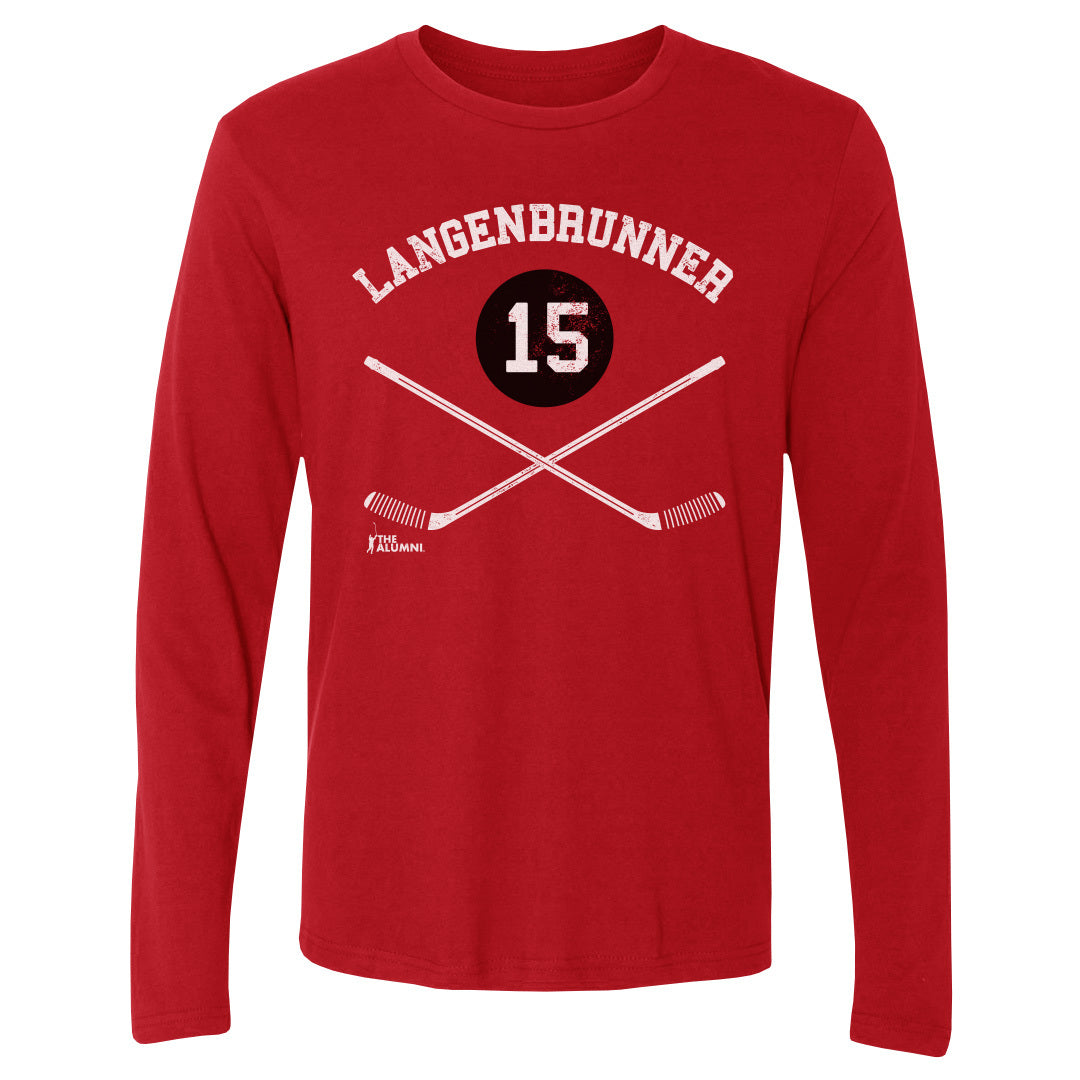 Jamie Langenbrunner Men's Long Sleeve T-Shirt | 500 LEVEL