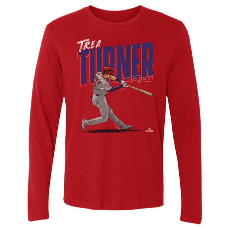 Trea Turner Men's Long Sleeve T-Shirt | 500 LEVEL