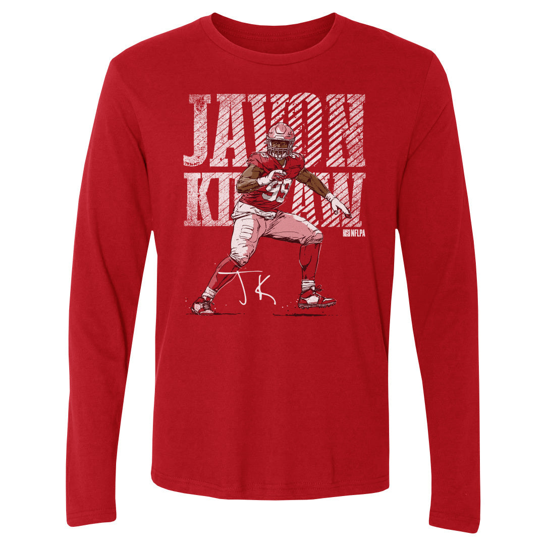 Javon Kinlaw Men&#39;s Long Sleeve T-Shirt | 500 LEVEL