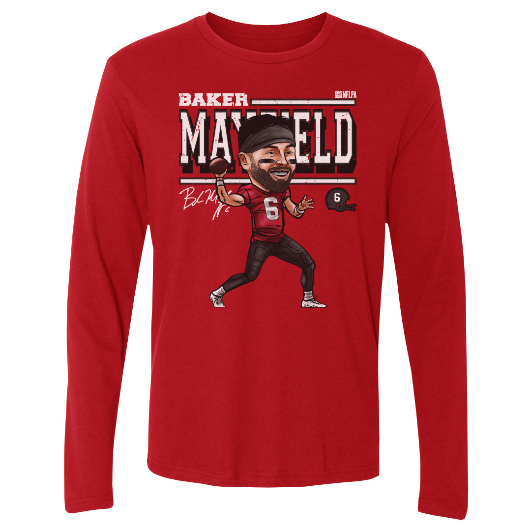 Baker Mayfield Men's Long Sleeve T-Shirt | 500 LEVEL