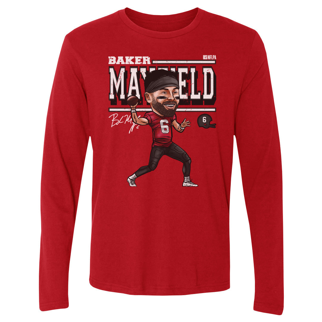 Baker Mayfield Men&#39;s Long Sleeve T-Shirt | 500 LEVEL