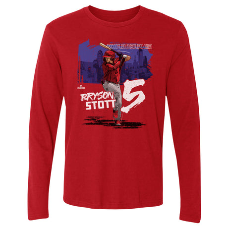 Bryson Stott Men's Long Sleeve T-Shirt | 500 LEVEL