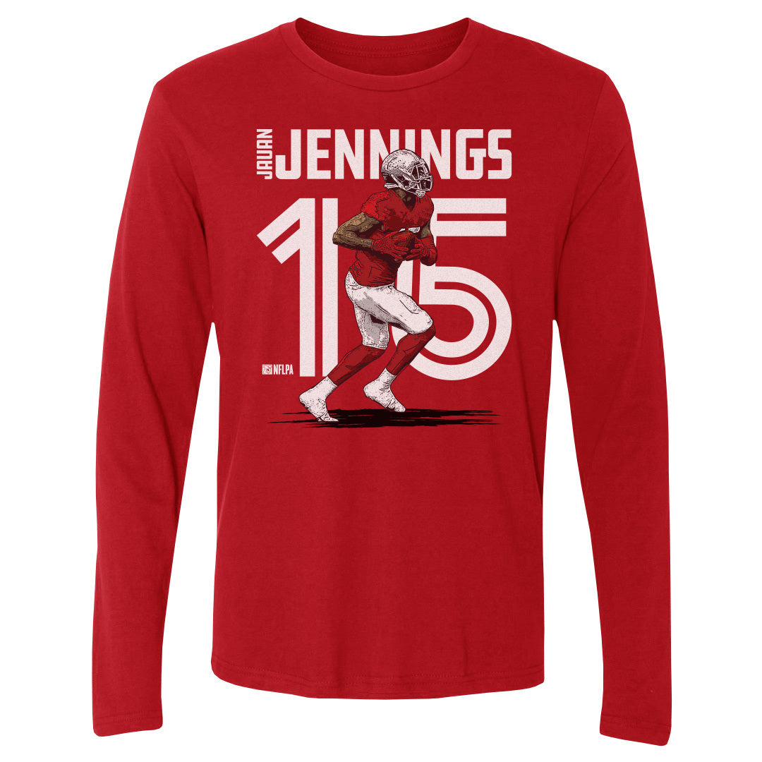Jauan Jennings Men's Long Sleeve T-Shirt | 500 LEVEL
