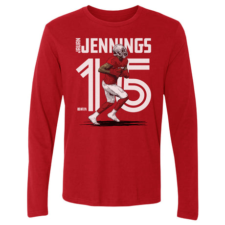 Jauan Jennings Men's Long Sleeve T-Shirt | 500 LEVEL