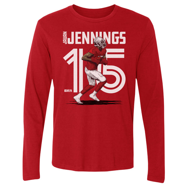 Jauan Jennings Men's Long Sleeve T-Shirt | 500 LEVEL