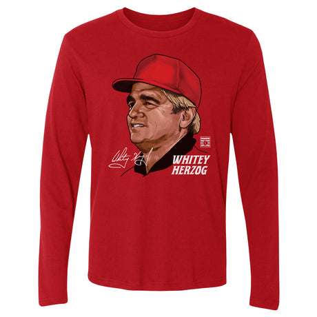 Whitey Herzog Men's Long Sleeve T-Shirt | 500 LEVEL