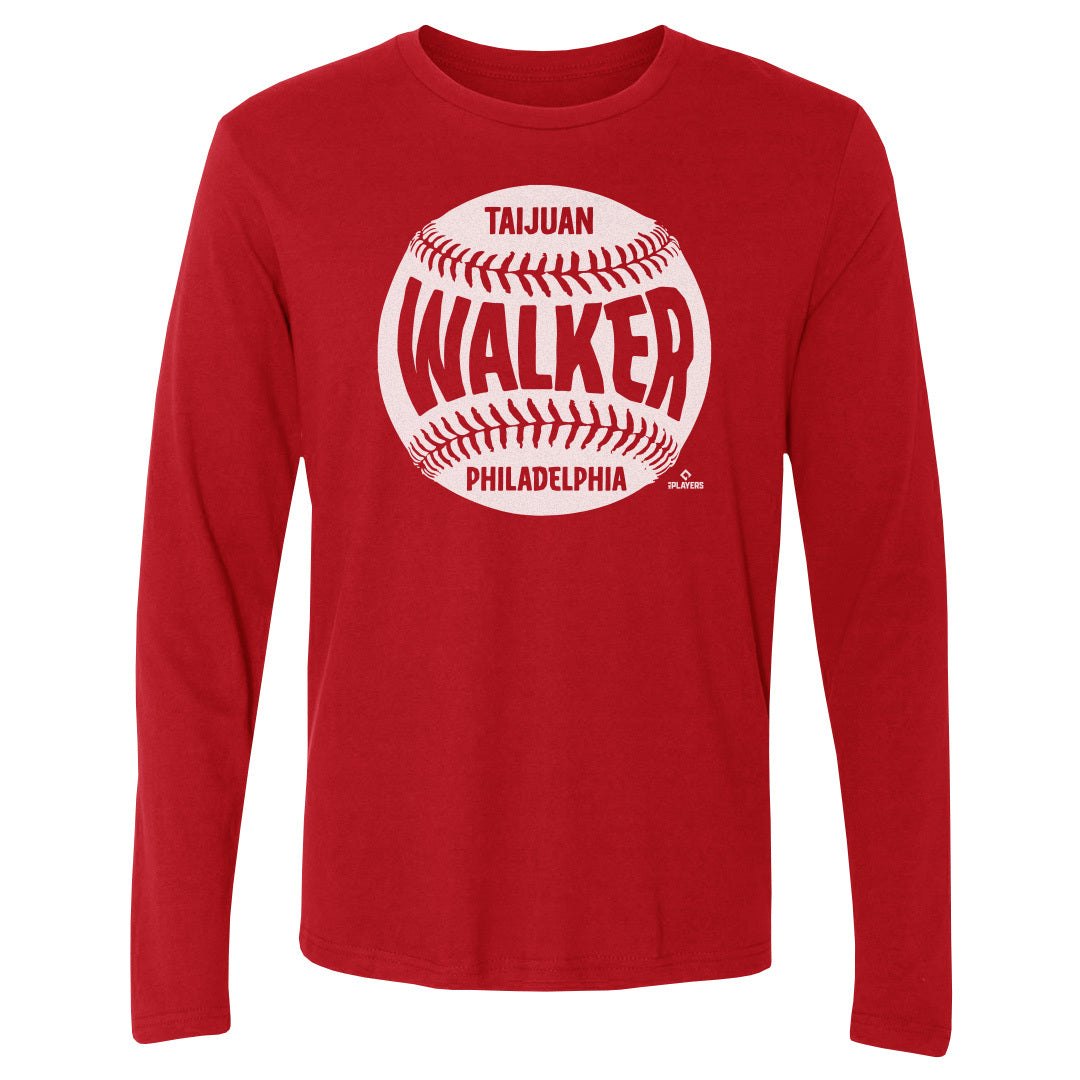 Taijuan Walker Men&#39;s Long Sleeve T-Shirt | 500 LEVEL