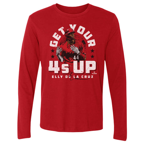 Elly De La Cruz Men's Long Sleeve T-Shirt | 500 LEVEL