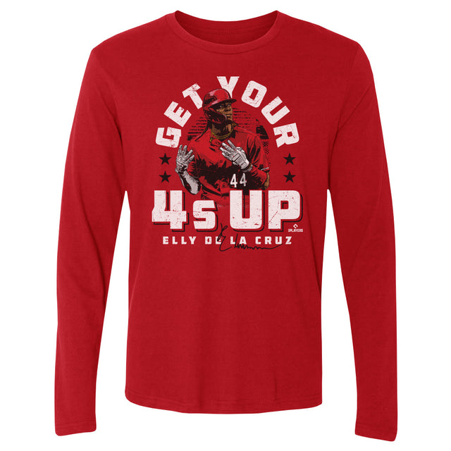 Elly De La Cruz Men's Long Sleeve T-Shirt | 500 LEVEL