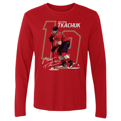 Matthew Tkachuk Men's Long Sleeve T-Shirt | 500 LEVEL