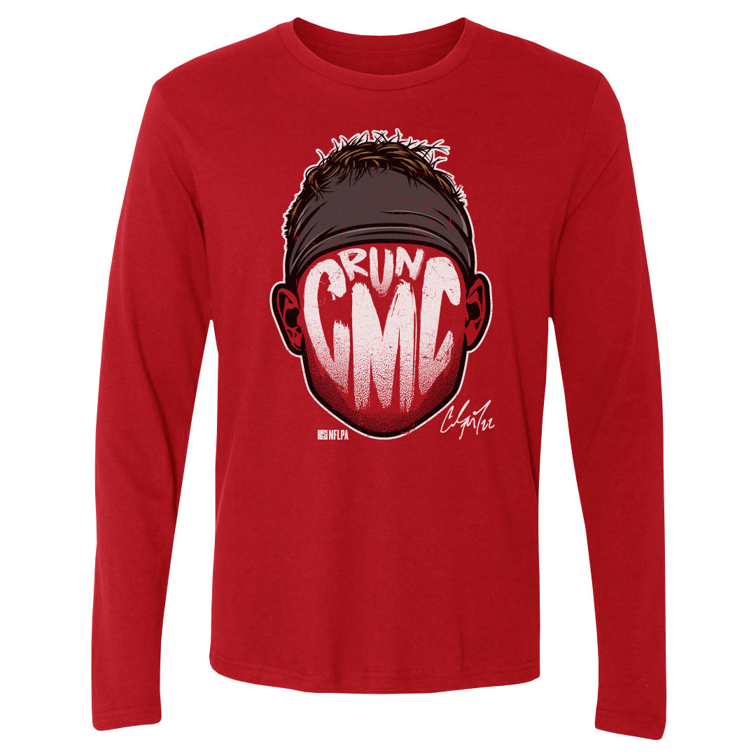 Christian McCaffrey Men's Long Sleeve T-Shirt | 500 LEVEL