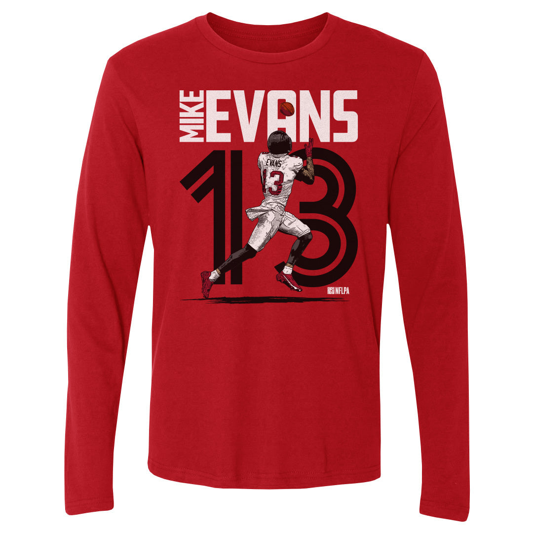 Mike Evans Men&#39;s Long Sleeve T-Shirt | 500 LEVEL