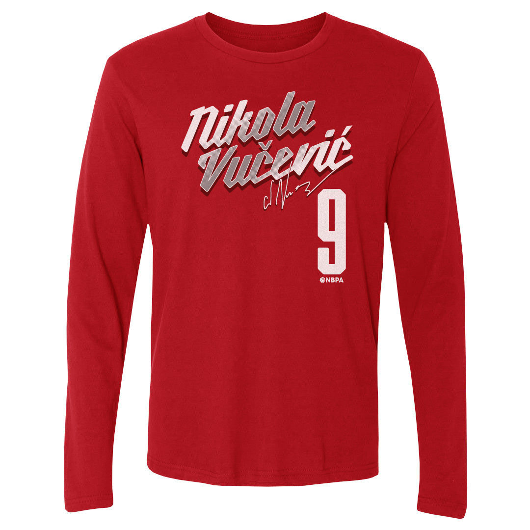 Nikola Vucevic Men's Long Sleeve T-Shirt | 500 LEVEL