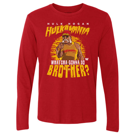 Hulk Hogan Men's Long Sleeve T-Shirt | 500 LEVEL