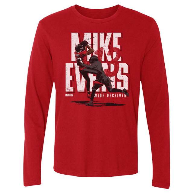 Mike Evans Men's Long Sleeve T-Shirt | 500 LEVEL