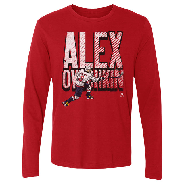 Alex Ovechkin Men's Long Sleeve T-Shirt | 500 LEVEL