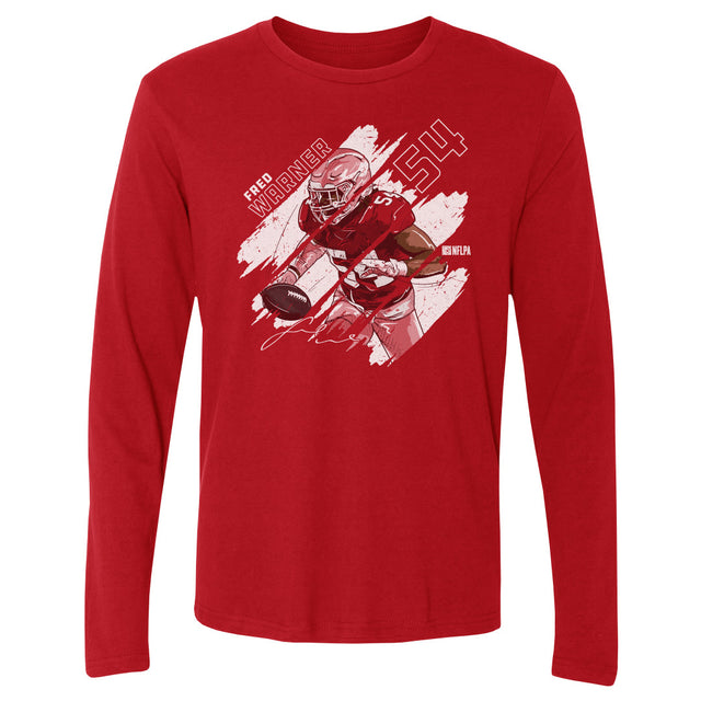 Fred Warner Men's Long Sleeve T-Shirt | 500 LEVEL