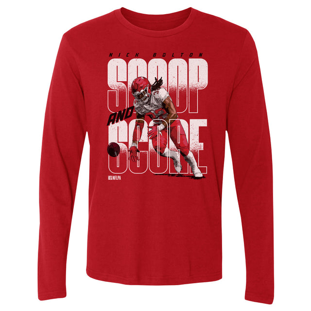 Nick Bolton Men's Long Sleeve T-Shirt | 500 LEVEL