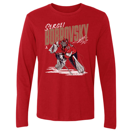 Sergei Bobrovsky Men's Long Sleeve T-Shirt | 500 LEVEL