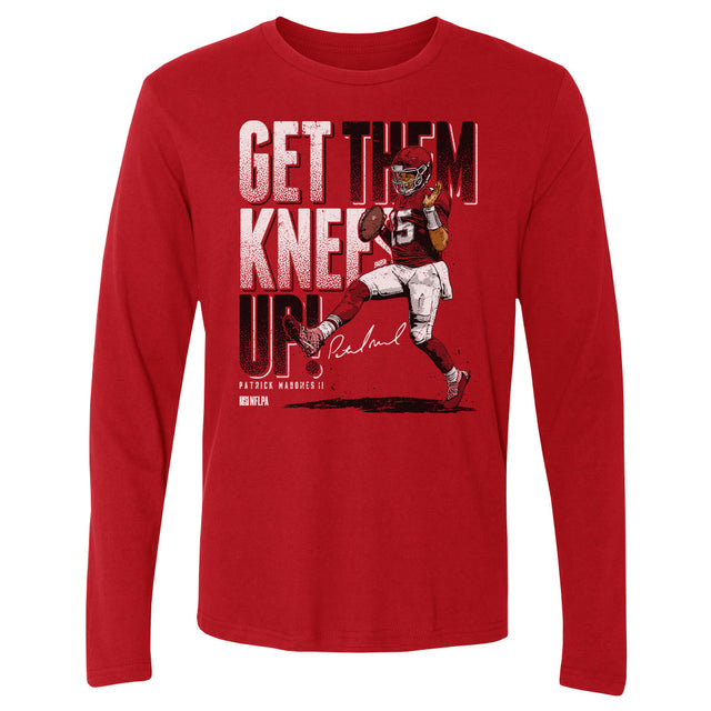 Patrick Mahomes Men's Long Sleeve T-Shirt | 500 LEVEL