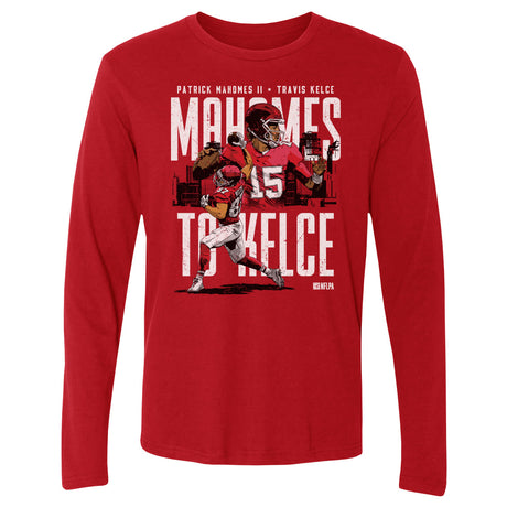 Patrick Mahomes Men's Long Sleeve T-Shirt | 500 LEVEL