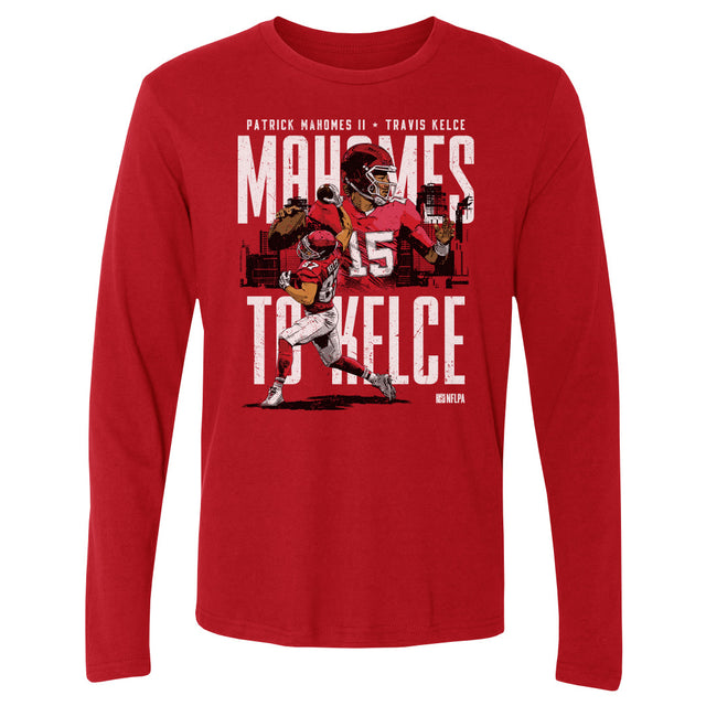 Patrick Mahomes Men's Long Sleeve T-Shirt | 500 LEVEL