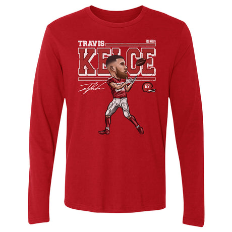 Travis Kelce Men's Long Sleeve T-Shirt | 500 LEVEL