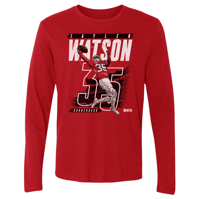 Jaylen Watson Men's Long Sleeve T-Shirt | 500 LEVEL