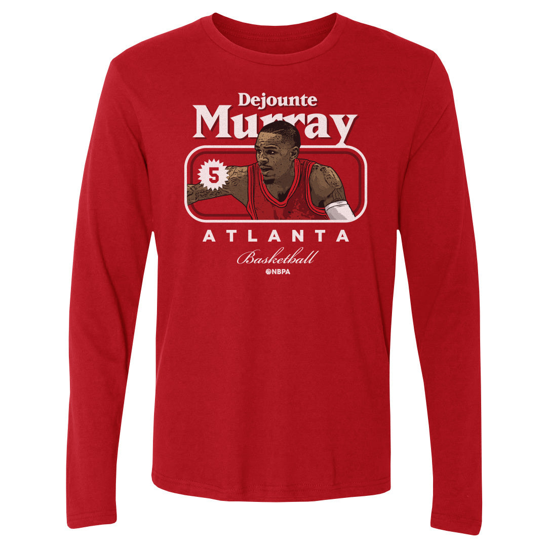 Dejounte Murray Men&#39;s Long Sleeve T-Shirt | 500 LEVEL
