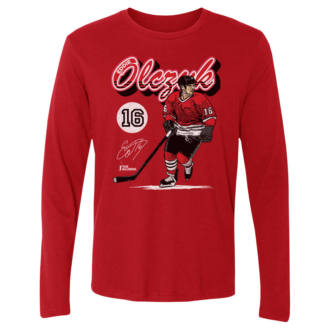 Eddie Olczyk Men's Long Sleeve T-Shirt | 500 LEVEL