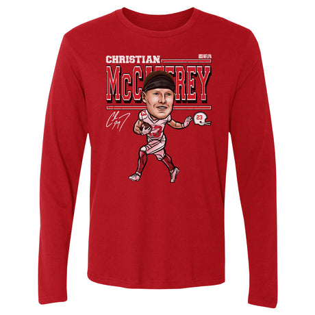 Christian McCaffrey Men's Long Sleeve T-Shirt | 500 LEVEL