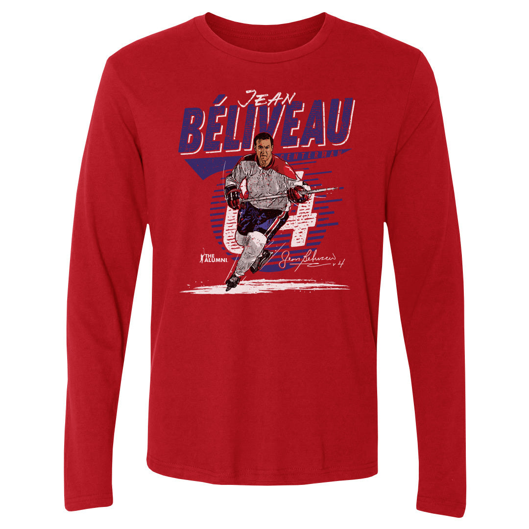Jean Beliveau Men&#39;s Long Sleeve T-Shirt | 500 LEVEL