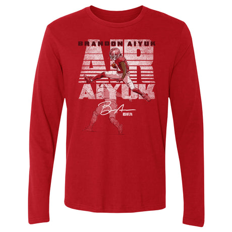 Brandon Aiyuk Men's Long Sleeve T-Shirt | 500 LEVEL