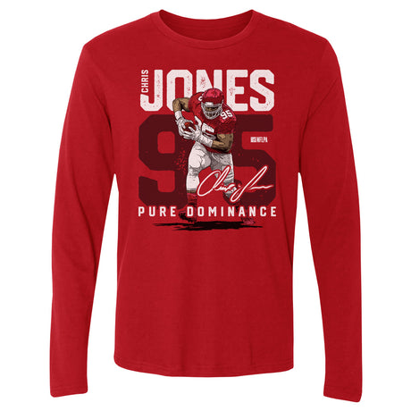 Chris Jones Men's Long Sleeve T-Shirt | 500 LEVEL