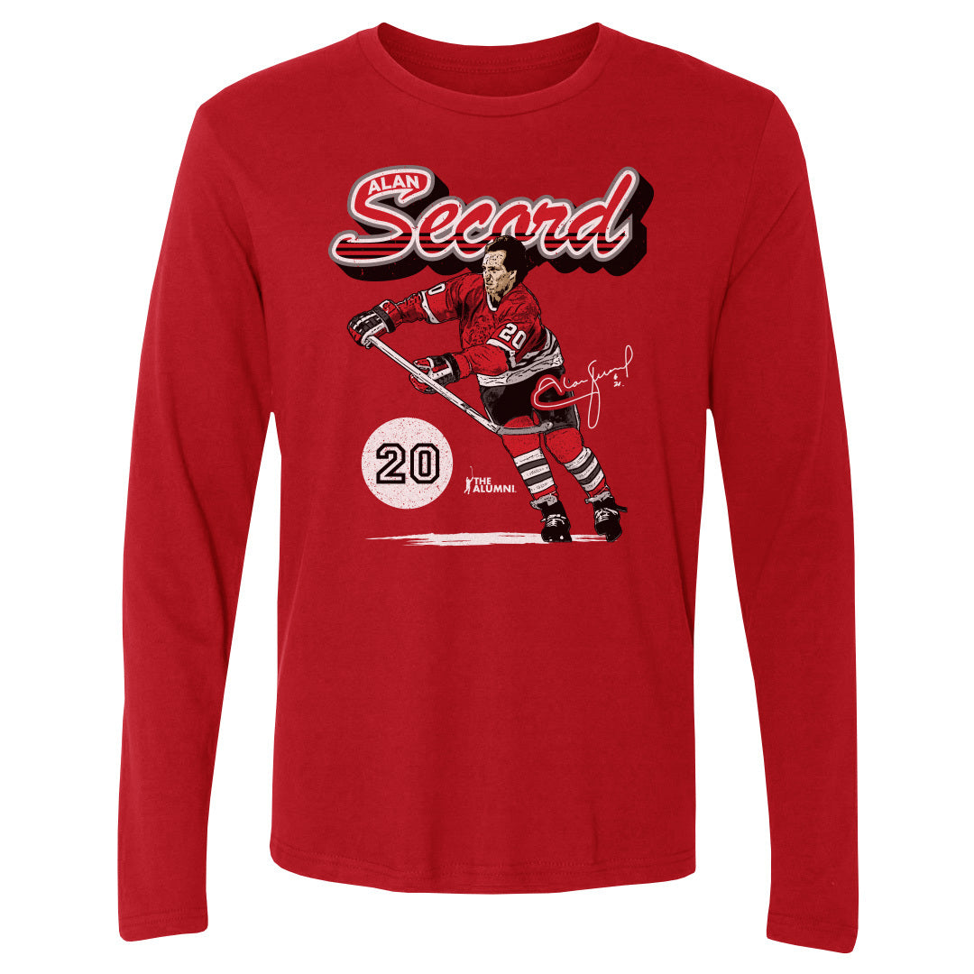 Alan Secord Men's Long Sleeve T-Shirt | 500 LEVEL