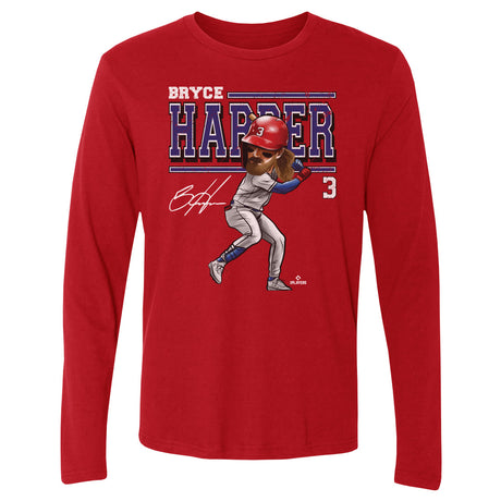 Bryce Harper Men's Long Sleeve T-Shirt | 500 LEVEL